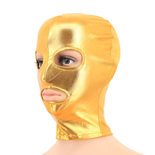 Image of Metallic Cycling Face Neck Mask Hat Ultra Balaclava Hood