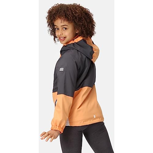 Childrens/Kids Hydrate VIII 3 in 1 Waterproof Jacket (9-10 Years) (Apricot Crush/Seal Grey)2
