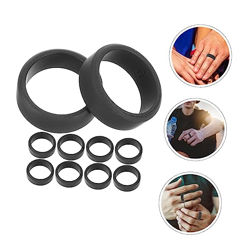 10 bandas de silicona flexibles para hombre miniatura 7