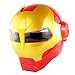 LKCAK Casco de Harley Creativo de Iron Man Transformers Flip up Casco Personalidad Casco Modular de Cara Completa
