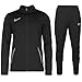 Nike Herren Nike Dri-fit Academy Trainingsanzug, Black/White/White, L EU