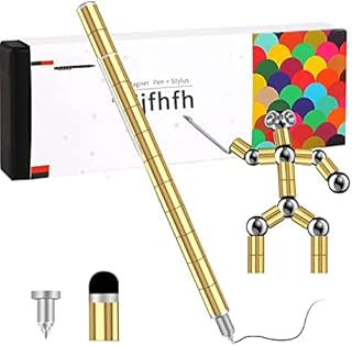 Ejfhfh Fidget Pen Decompression Magnetic Pen, Magnet Pen with Gift Box,Magnetic Metal Ball Pen Suitable for Anxiety & Stress Relief Office Writing
