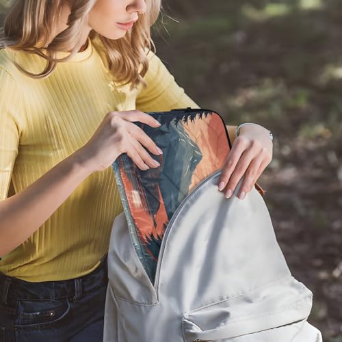 Funda para laptop de 13 a 14 pulgadas diseño Sunset Mountain miniatura 6