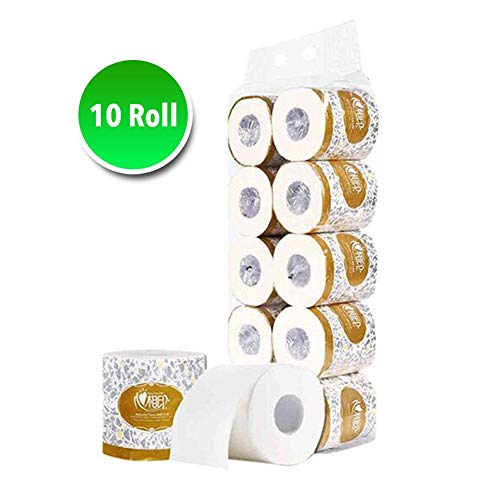 Preisvergleich Produktbild KlopapierToilettenpapier Wc Papier Tolettenpapier Toilettenpapier 3-lagig Klopapier 3 LagigBadezimmer Küche Toilette Seidenpapier Abbaubares Rollenpapier - Für Werkstatt Restaurant Weiß