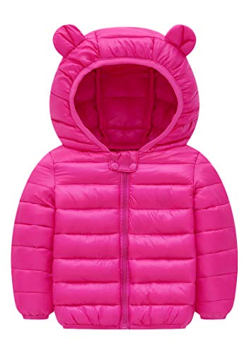 BOFETA Kids Winter Hooded Lightweight Puffer Jackets Outwear Warm Cartoon Jackets