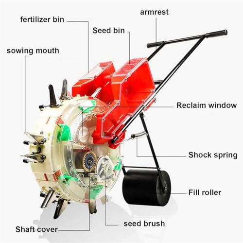 Sembradora manual portátil para jardín y huerto miniatura 3