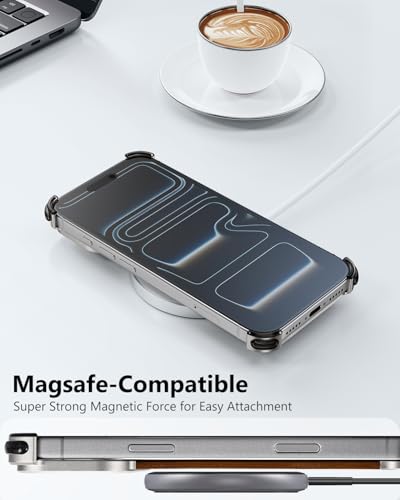 Coque iPhone 17 Pro Max cuir béquille antichoc sans cadre fine - 5
