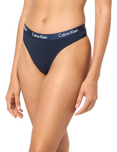 Image of Calvin Klein Women's Motive Cotton Multipack Thong Panty