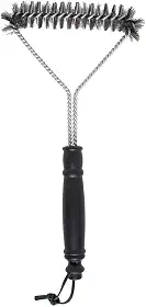 Mimo Style Escova Para Limpar Gelha Três Lados, Para Limpar Grelha e Churrasqueira Com Cabo. Feita Em plástico e Suas Cerdas de Inox, Eficaz Na Remoção de Gordura e Sujeiras de Sua Churrasqueira