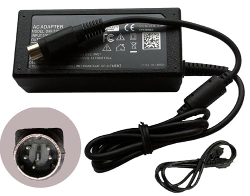 Marg Mini 5-Pin AC/DC Adapter for Que! Fire QPS-525 QPS525 CD-RW Que!Drive QueDrive External Drive CDRW CDR/RW CD Burner SSK 3.5" Enclosure USB SATA Mobile Storage 12V 5V Power Supply Cord PSU