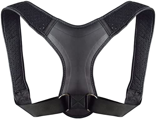 Correction de posture lombaire de l'épaule de qualité supérieure avec courroie de clavicule Noir V