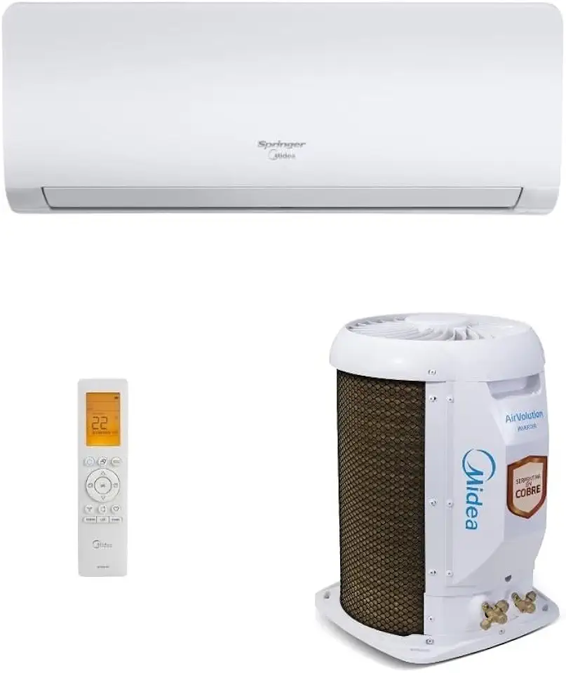 Ar-Condicionado Split HW Springer Midea AirVolution 30.000 BTUs R-32 Só Frio 220V