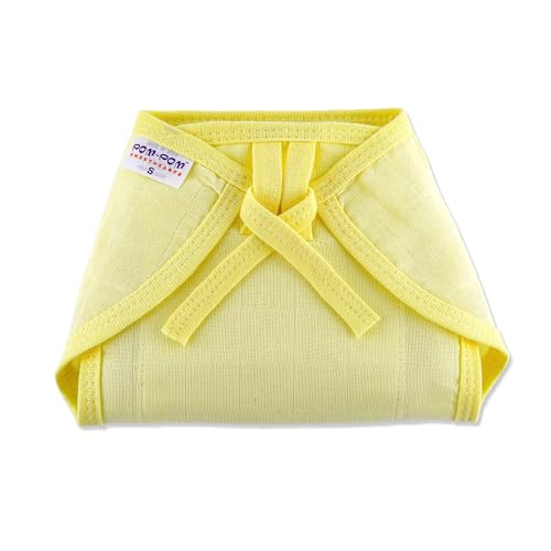 Image of Tie up Nappy For Babies, Reusable, Washable Soft Muslin Cotton Nappy /Langot for New Born Baby | Gentle on Baby Skin | Helps in Potty Training | 0-1 months | Pack of 5 | Dyd