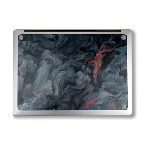 Image of Laptop Skin Compatible with Surface Laptop 7 15 inch (2024) - Storm Cloud - Premium 3M Vinyl Protective Wrap Decal Cover - Easy to Apply | Crafted in The USA by MightySkins