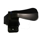 Inside Handle - Push Style -Black with Thumb Lock-IR-IH-358-BL