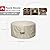 Porch Shield Fire Pit Cover - Waterproof 600D Heavy Duty Round Patio Fire Bowl Cover Beige - 40 inch