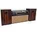 Boytone BT-28SPM, Bluetooth Classic Style Record Player Turntable with AM/FM Radio, CD / Cassette Player, 2 Separate Stereo Speakers