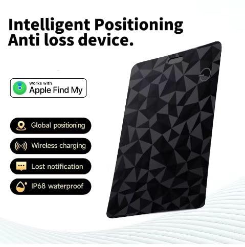 Ucard Wallet Tracker Card – Tracker Bluetooth Sottile, Compatibile Solo Con Find My IOS, Ricaricabile, Impermeabile IPX8, Per Portafogli E Bagagli