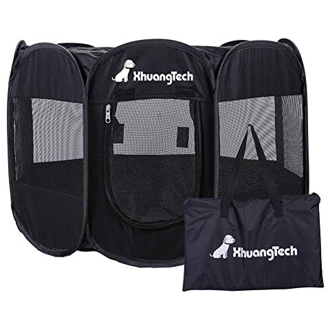 XianghuangTechnology Laufstall für Hunde und Katzen, weicher Stoff Cover
