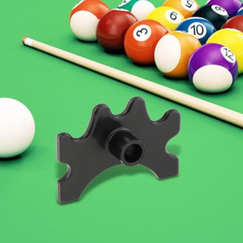 Support de queue de billard noir tête de pont amovible pour adultes débutants - 2