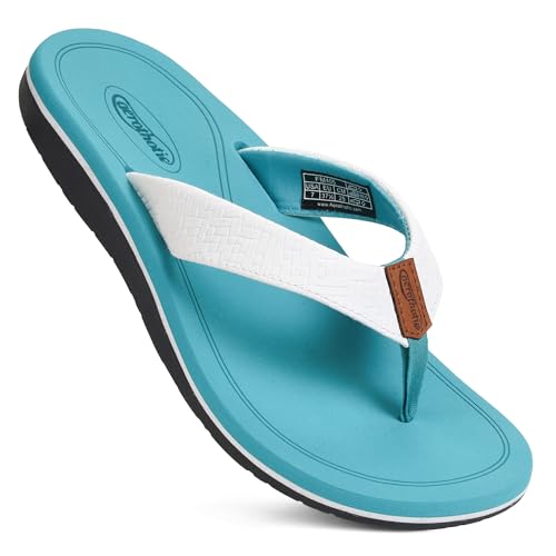 Image of AEROTHOTIC Beach Sandals for Woman Non Slip Flip Flops Quick Dry Slippers
