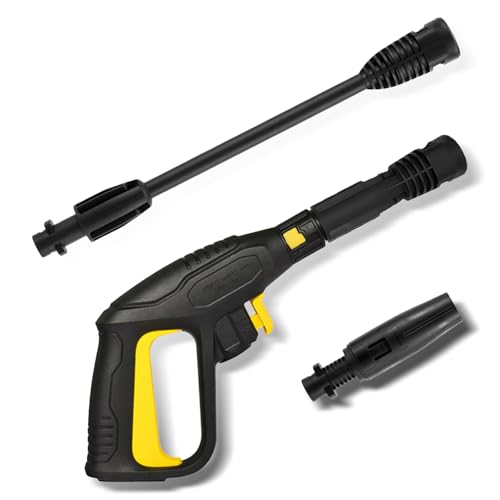 2175PSI Pressure Washer Trigger Spray Gun Washer Accessory with Replacement Extension Wand Jet Washer & Adjustable Spray Nozzle, Lance Kit Quick Connect Release System for Karcher K2 K3 K4 K5 K6 K7