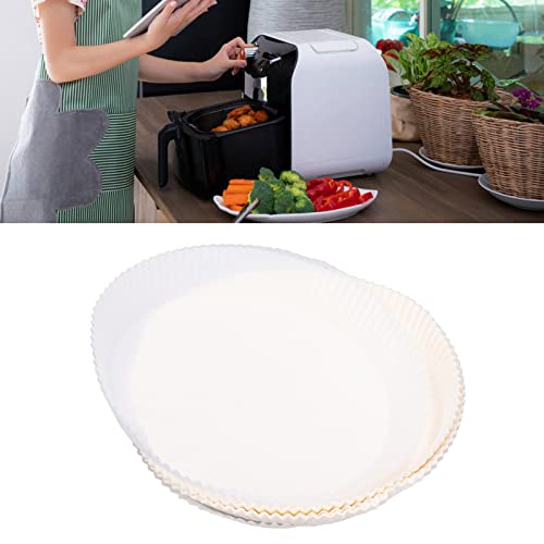 Forro de papel descartável de fritadeira, papel mata-borrão de fritadeira conveniente de usar limpez