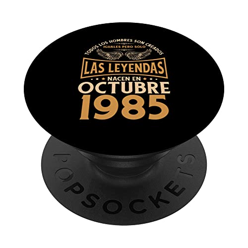 Cumpleaños Hombre Regalos Las Leyendas Octubre 1985 PopSockets PopGrip Intercambiable