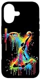 Hülle für iPhone 17 Basketball Slam Dunk Splash Farbe Sport