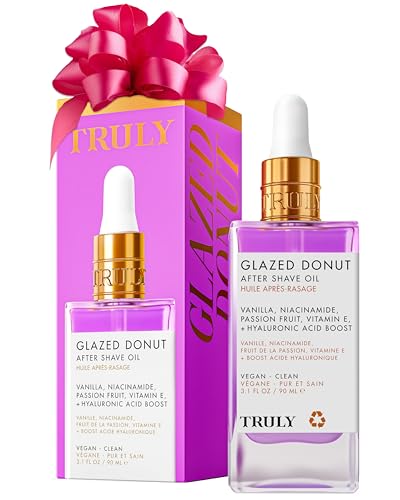 Truly Beauty Glazed Donut After Shave Oil - Razor Bumps Treatment for Women, Razor Bump and Ingrown Hair Treatment for Bikini Area - 3.1 OZ