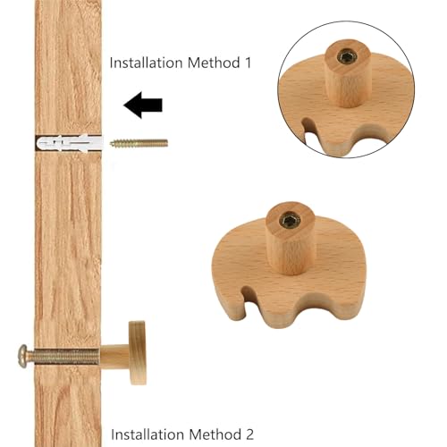 Boutons en éléphant bois pour réparer vos poignées de commode cassées - 8