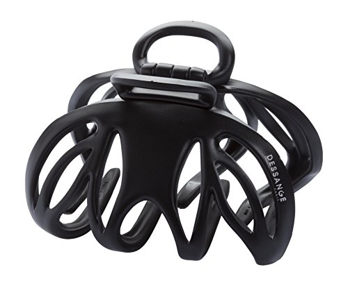 Pince à chignon Dessange anti glisse fixation hardcore noir 9cm confort