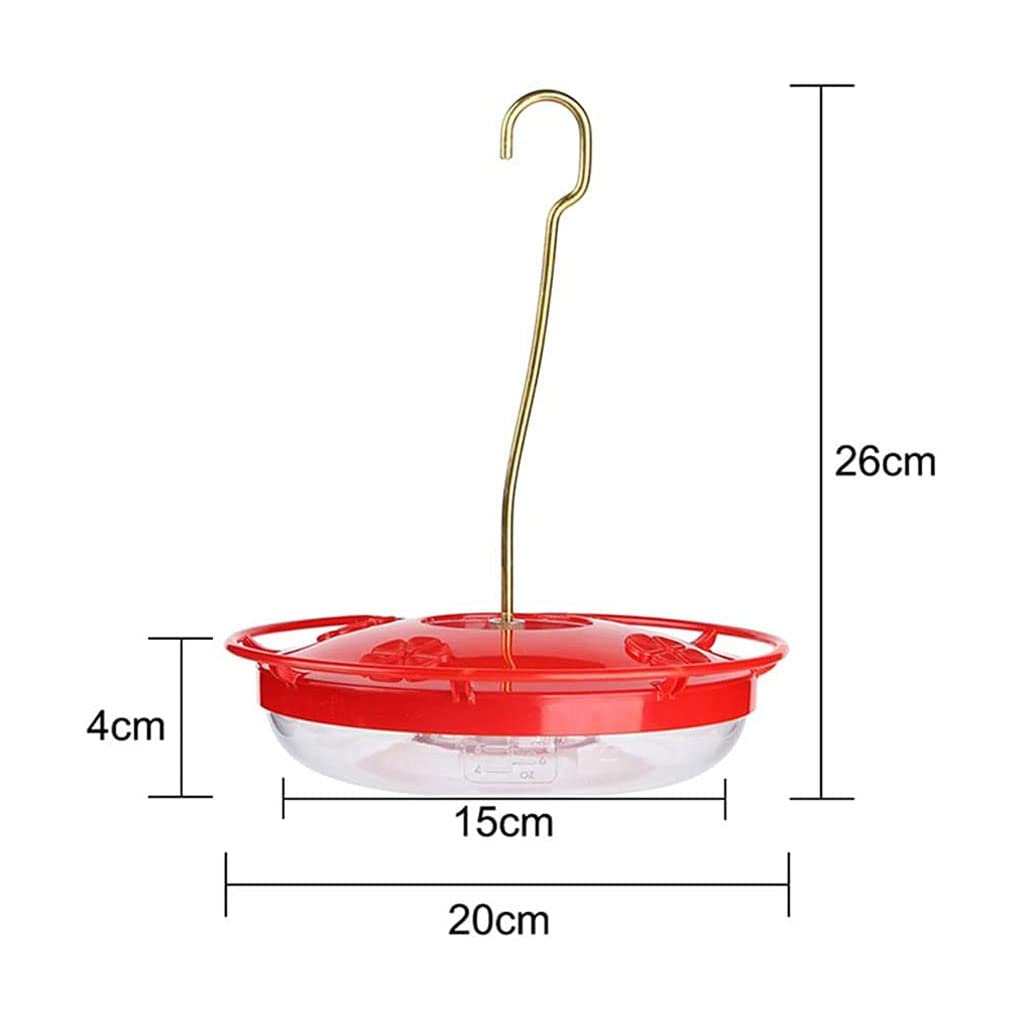 Kolibri-Futterspender Aus Glas Mit Ameisengraben – 590 Ml, Eichhörnchensicher, Für Garten & Balkon