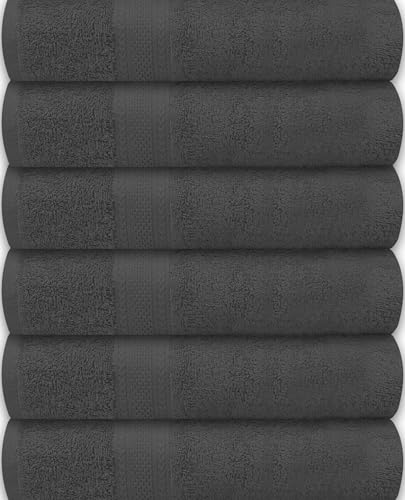 ASTILTEX Charcoal Grey Towels 24x50