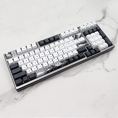 Capuchons de touches Lotus PBT JSJT 140 touches profil OEM pour clavier mécanique - 5