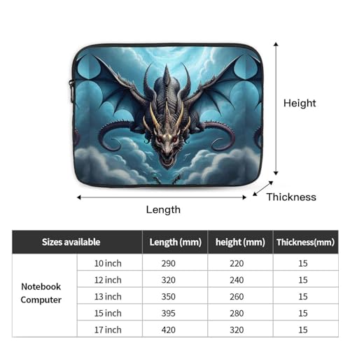 Flying Dragon Laptop Sleeve Case 13 Inch Suitable for Notebook Computer Tablet Traveling Carrying Simple Case4