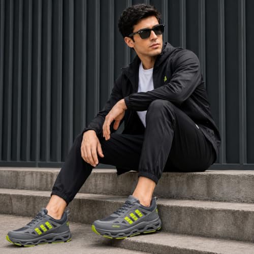 Image of Men Lightweight Running Gym Walking Sneakers for Men with Anti Slip Rubber Sole | Stylish & Comfortable | Ideal for Daily Use, Casual Outings, Parties, Travel & Gifts