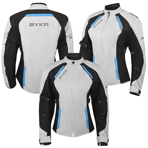 BYKR Womens Motorcycle Jacket For Women Ladies Motorsports Enduro Biker Adventure CE Armored Powersports Protective Jackets