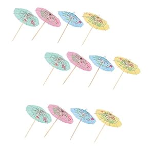 Carlgelrag 300 Papierowych Parasolek Koktajlowych