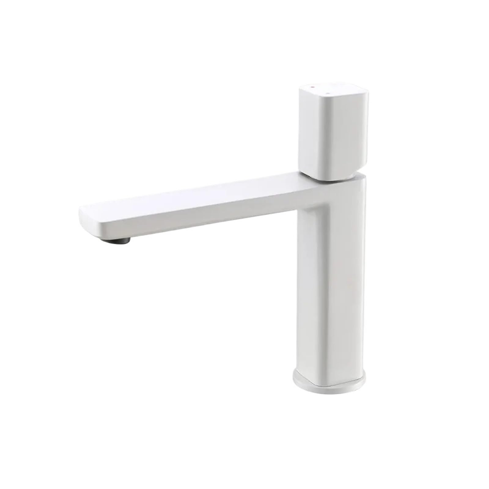 Mkyyioed Color1 Bathroom Taps Basin Faucet Gunmetal Bathroom Sink Tap Square Wash Single Handle Hot And Cold Mixer Deck(Color1)