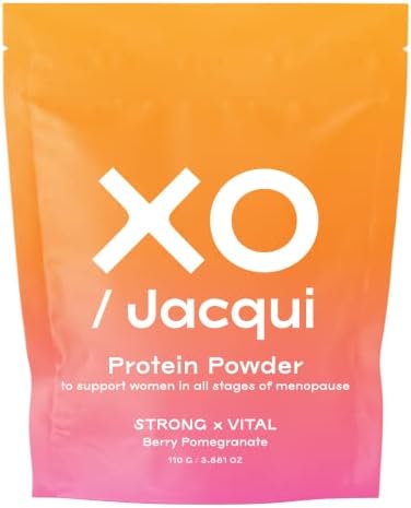 XO Jacqui - Menopause Support Protein Powder (Berry Pomegranate, Mini to Go - 3.881 Oz.)