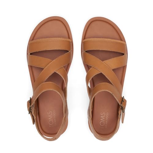 Image of TOMS Women's Sloane Sandal, Leather /Suede Upper