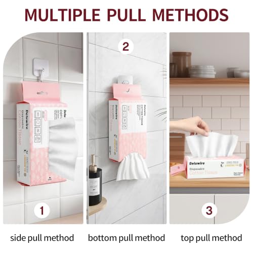 Image of Disposable Face Towels for All Skin, 240 Count (Pack of 3)