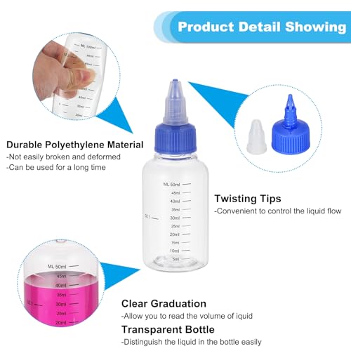 Botella para tintas y aceites de 60 ml que evita goteos molestos 5