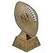 Decade Awards Fantasy Football Champion Trophy - 12 Inch Tall - FFL Champion Award, Gold - Engraved Plate on Request