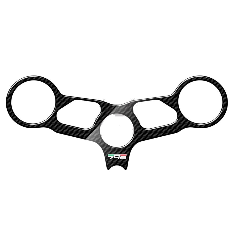 Étui protection réservoir gaz moto Ducati 749 té de fourche supérieur noir