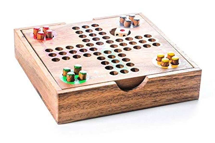 ボードゲーム　昔のおもちゃ　木製ゲーム Amazon.co.jp: Pin Ludo 木製ボードゲーム : おもちゃ