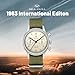SEA-GULL Men's Mechanical Wristwatch, Seagull 1963 Aviation Chronograph Pilot Mechanical Watch, Manual Winding, GD 1963 International Edition, ST1901 (Yellow)