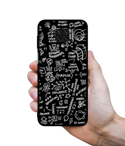 Image of Formulas Design Premium 2D Printed Metal Back Case Cover for Mi Redmi Note 9 Pro /Note 9 Pro Max /Poco M2 Pro