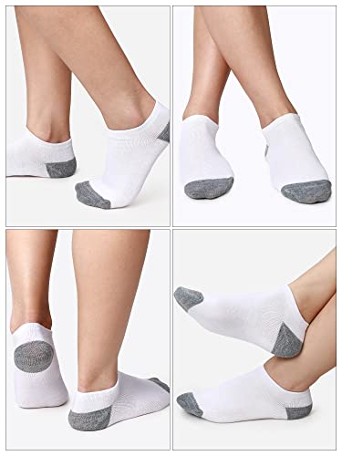 Foaincore 100 Pairs Cushion Low Cut Socks Bulk Unisex Breathable Casual Short Ankle Socks for Men Women Homeless3